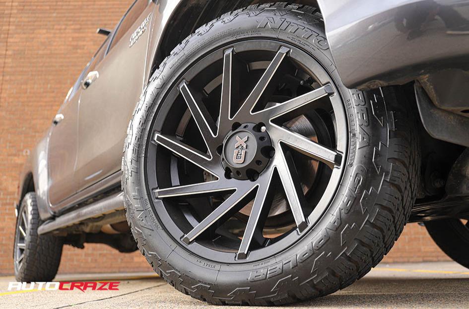 TOYOTA HILUX N80 4WD CYCLONE SATIN BLACK MILLED 